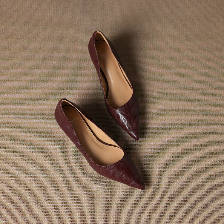 The Vionne – Genuine Leather Heels