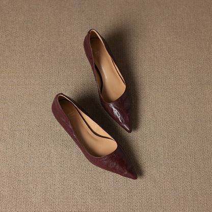 The Vionne – Genuine Leather Heels