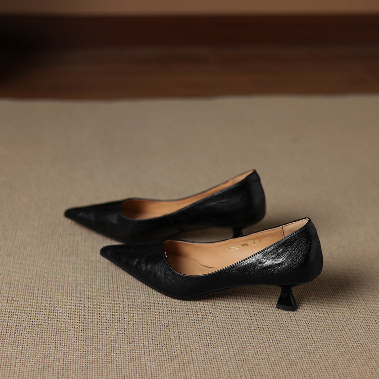 The Vionne – Genuine Leather Heels