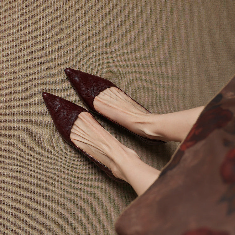 The Vionne – Genuine Leather Heels