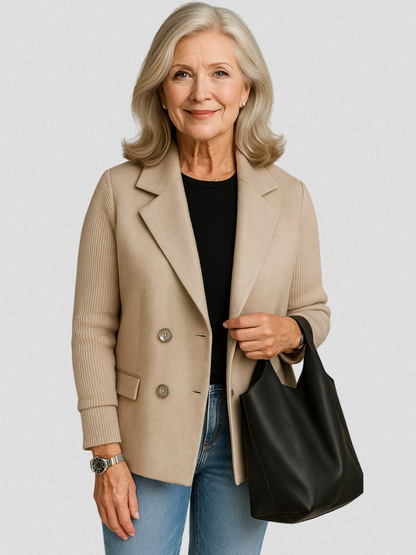 The Sovarienne – Soft Knit Blazer