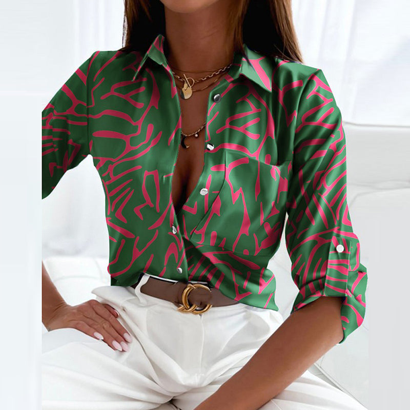 The Maelis – Classic Collared Blouse