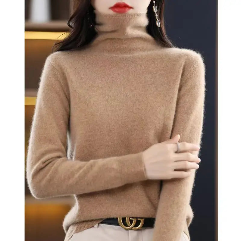 The Armelisse – Soft Pile-Collar Knit Sweater
