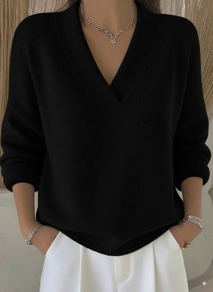The Lavenor – Soft Knit V-Neck Sweater