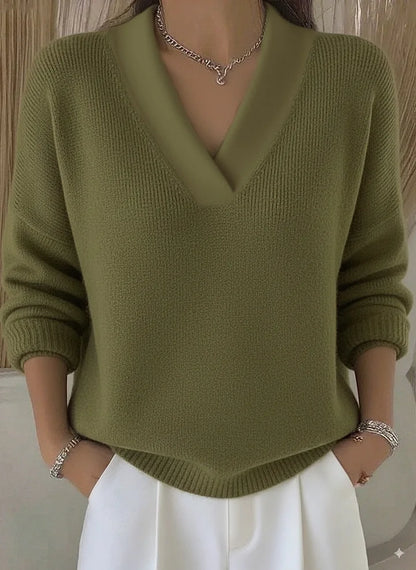 The Lavenor – Soft Knit V-Neck Sweater