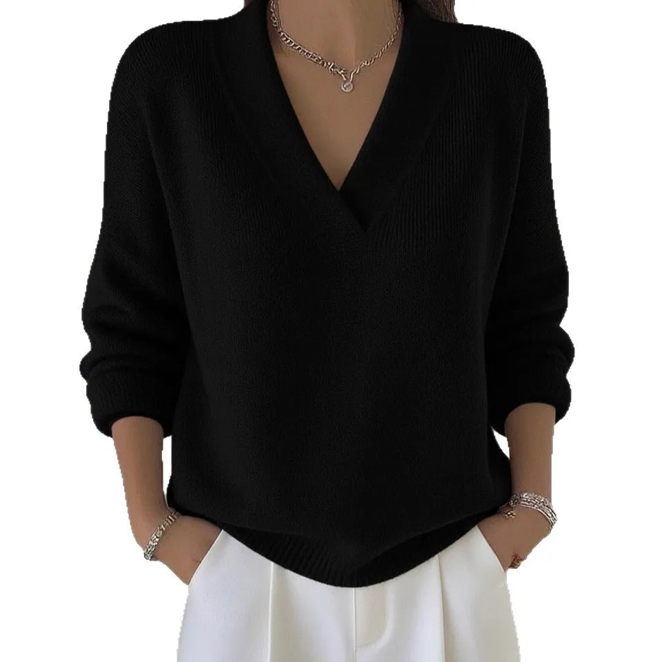The Lavenor – Soft Knit V-Neck Sweater