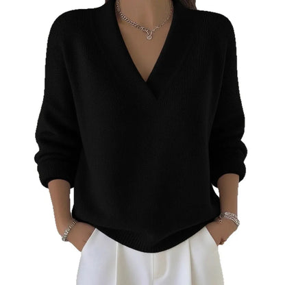 The Lavenor – Soft Knit V-Neck Sweater