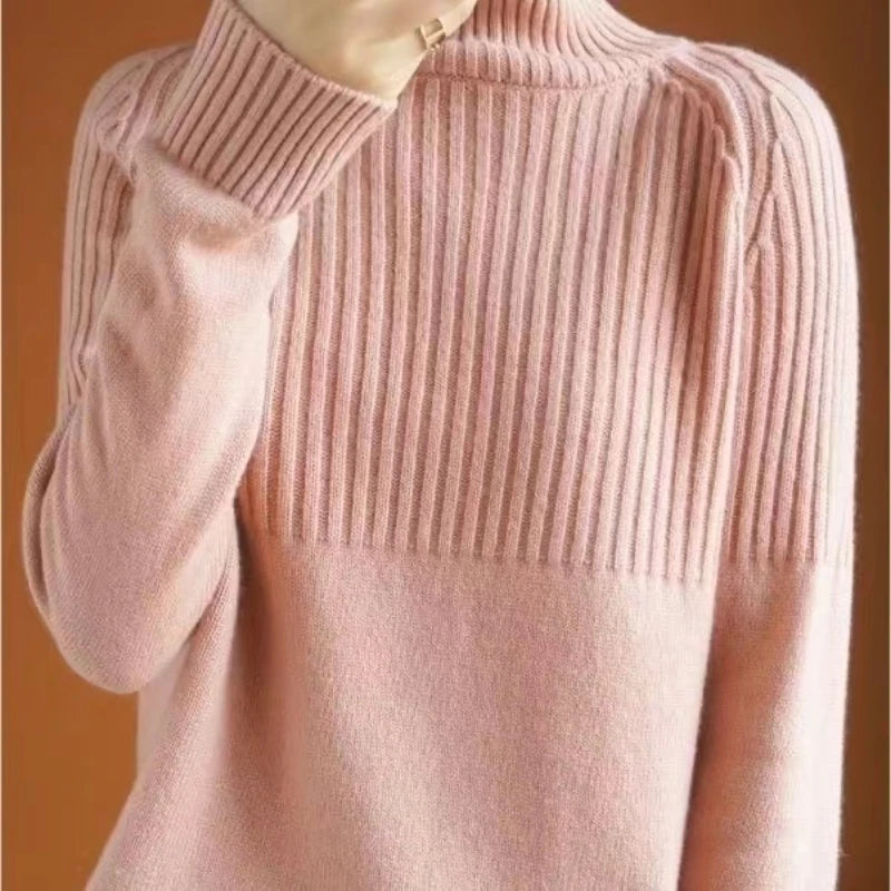The Selvarine Knit – Soft Turtleneck Winter Sweater