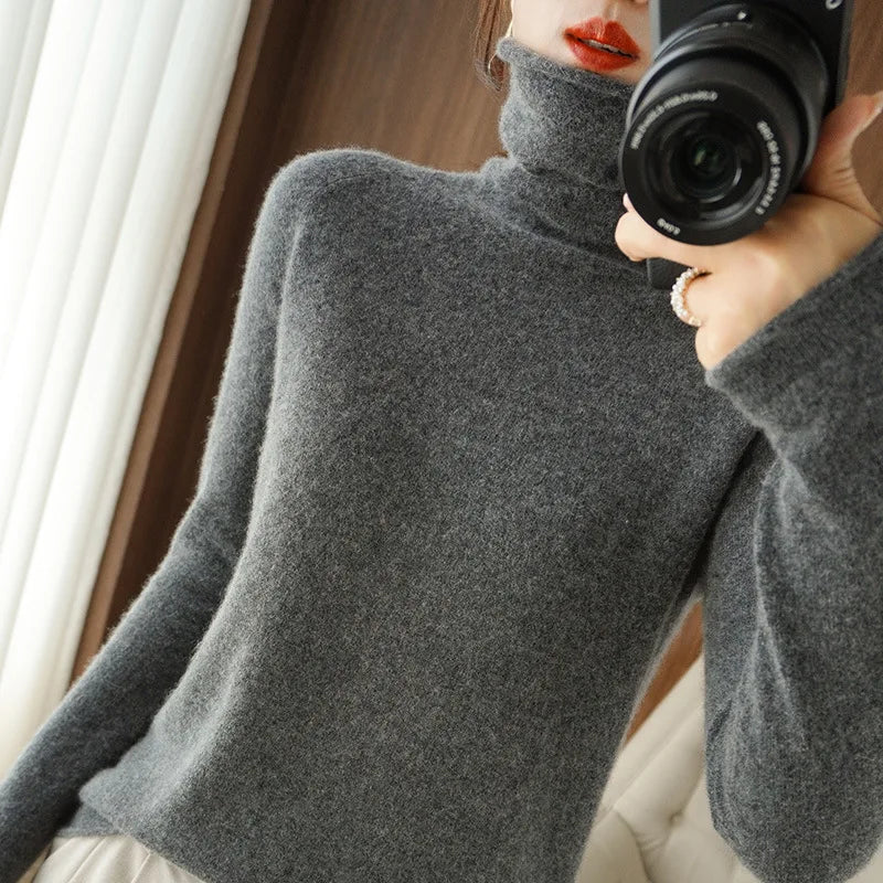 The Elvarine – Warm High-Stretch Turtleneck Knit