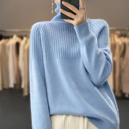 The Selvarine Knit – Soft Turtleneck Winter Sweater