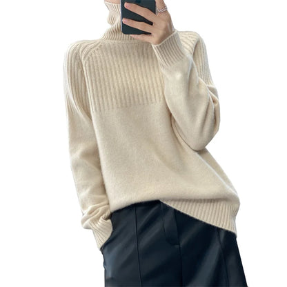 The Selvarine Knit – Soft Turtleneck Winter Sweater