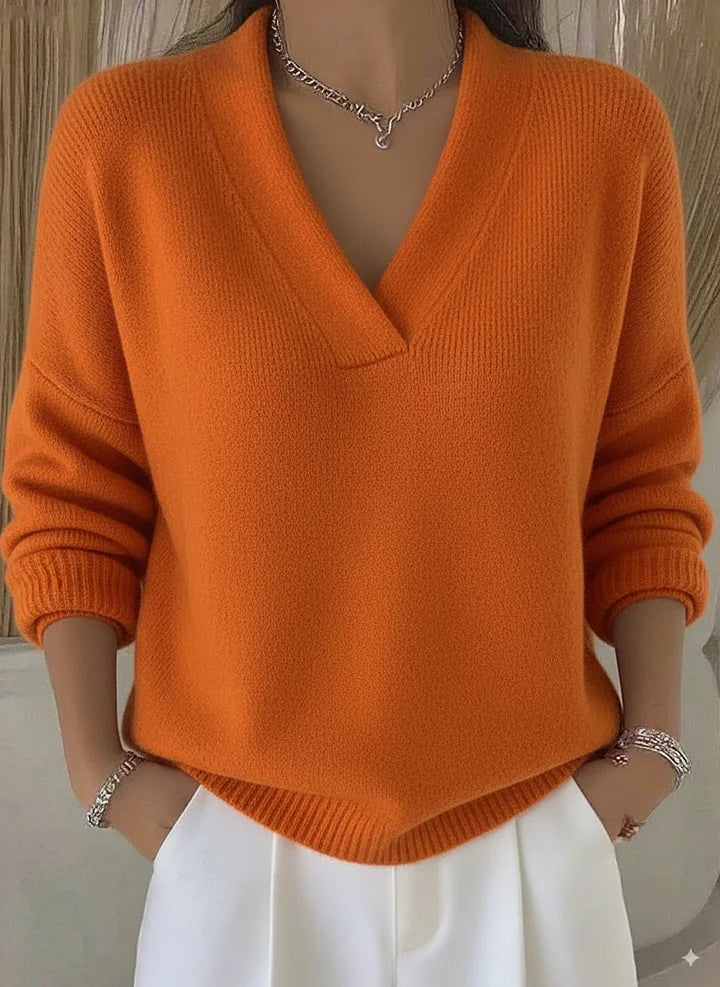 The Lavenor – Soft Knit V-Neck Sweater