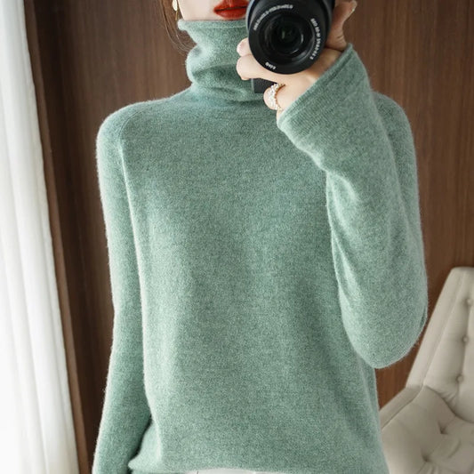 The Elvarine – Warm High-Stretch Turtleneck Knit