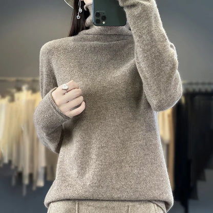 The Armelisse – Soft Pile-Collar Knit Sweater