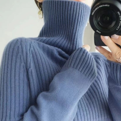 The Selvarine Knit – Soft Turtleneck Winter Sweater