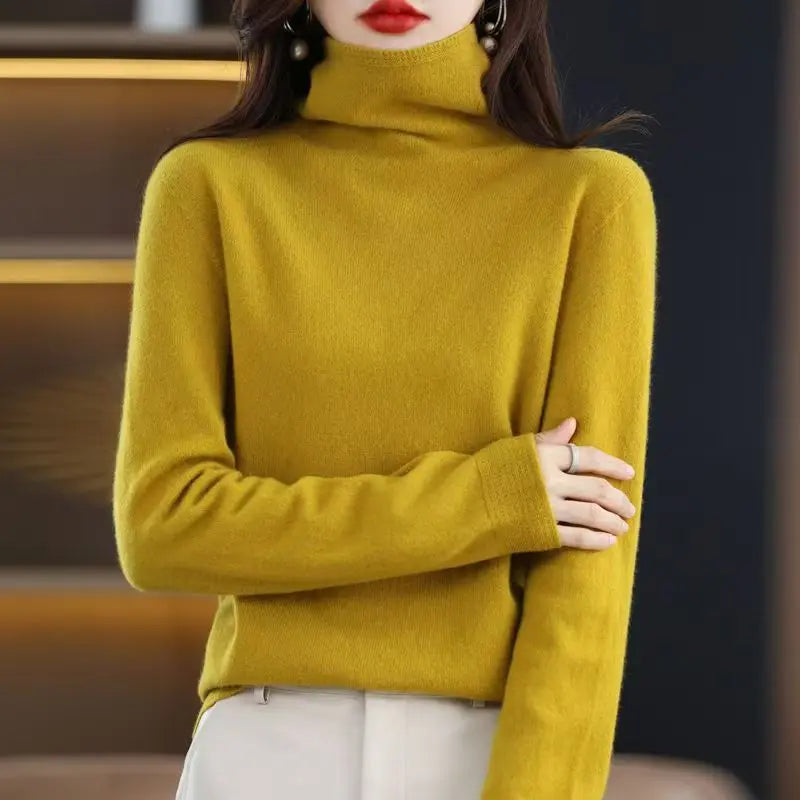 The Armelisse – Soft Pile-Collar Knit Sweater