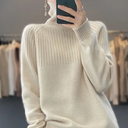 The Selvarine Knit – Soft Turtleneck Winter Sweater