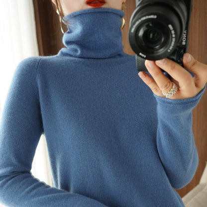 The Elvarine – Warm High-Stretch Turtleneck Knit