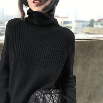 The Selvarine Knit – Soft Turtleneck Winter Sweater