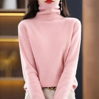 The Armelisse – Soft Pile-Collar Knit Sweater