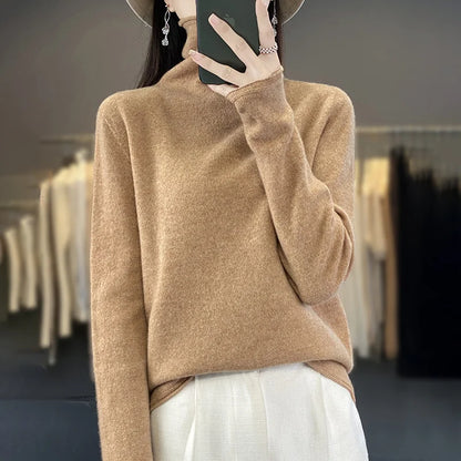 The Armelisse – Soft Pile-Collar Knit Sweater