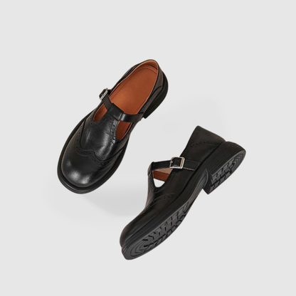 The Lioraé – Leather Mary Janes
