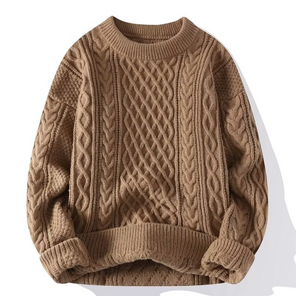 The Alerisse – Classic Cable Knit Sweater