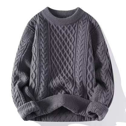 The Alerisse – Classic Cable Knit Sweater