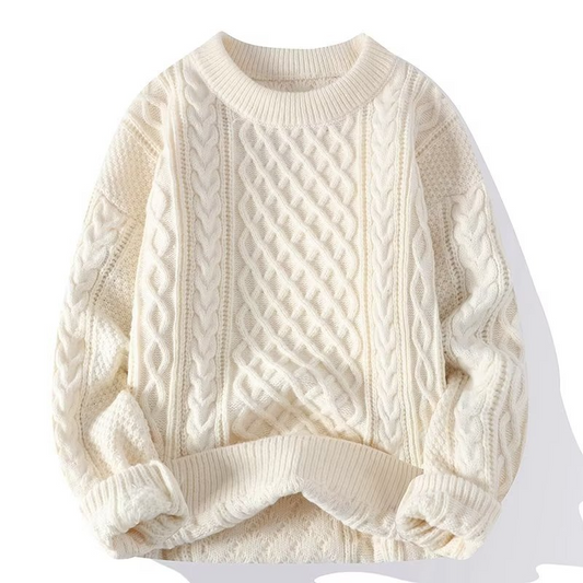 The Alerisse – Classic Cable Knit Sweater