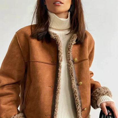 The Marveille – Elegant Shearling-Lined Jacket