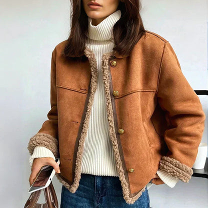 The Marveille – Elegant Shearling-Lined Jacket