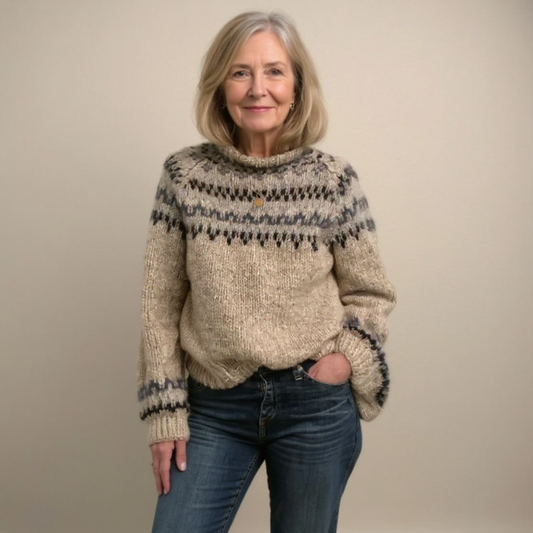 The Elmsvyr – Handcrafted Icelandic Heritage Jumper