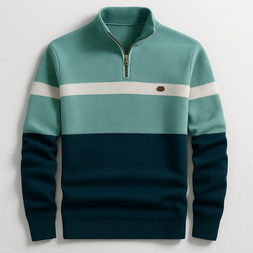 The Calderon – Heritage Quarter-Zip Sweater