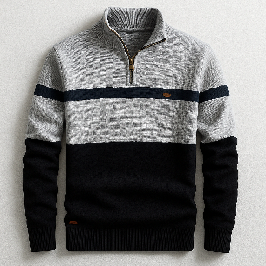 The Calderon – Heritage Quarter-Zip Sweater