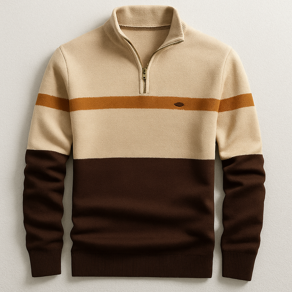 The Calderon – Heritage Quarter-Zip Sweater