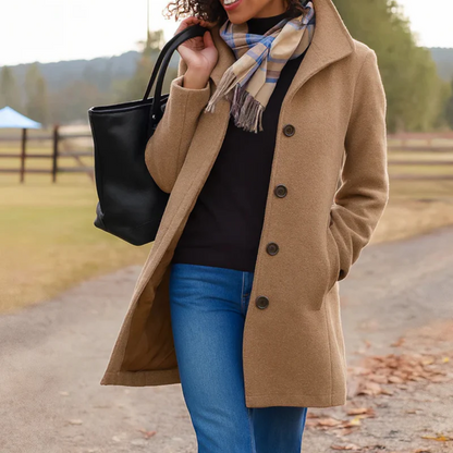 The Émaris – Casual Button Coat