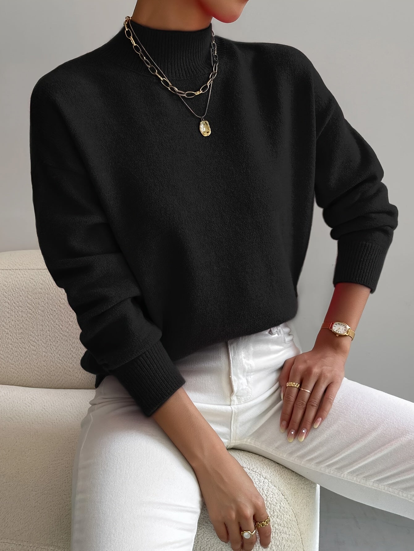 The Corinne – Elegant Knit Sweater