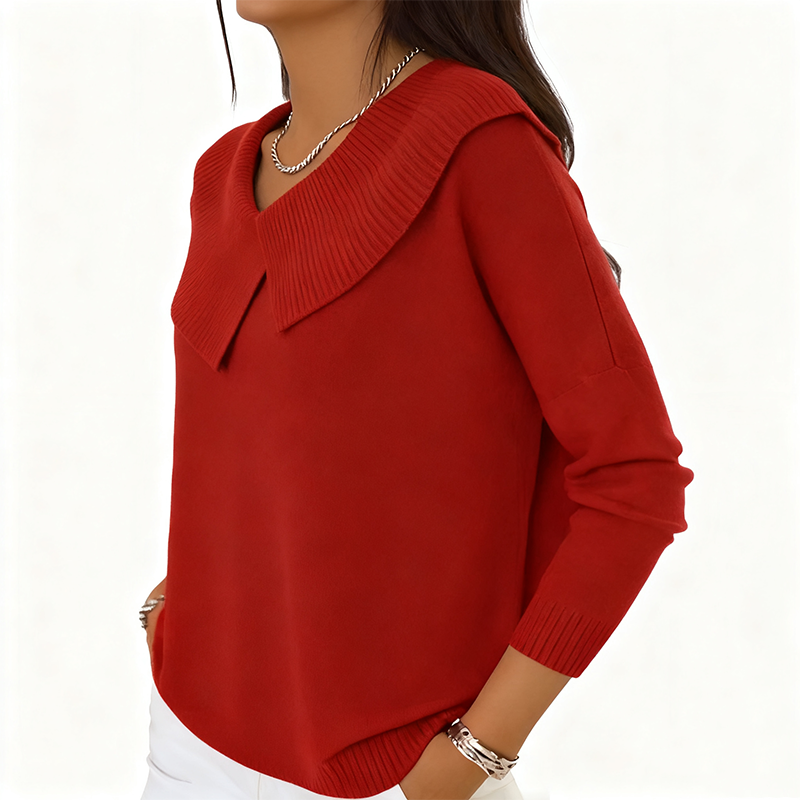 The Vérese – Red Knit Sweater
