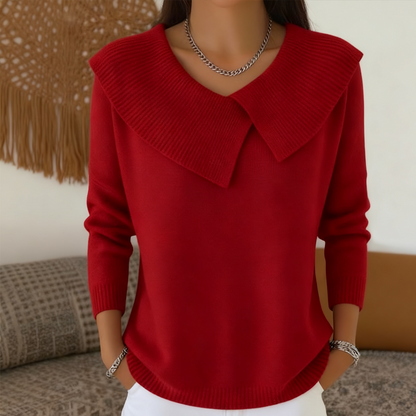 The Vérese – Red Knit Sweater