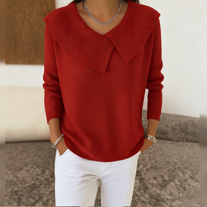 The Vérese – Red Knit Sweater