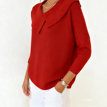 The Vérese – Red Knit Sweater