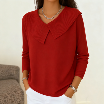 The Vérese – Red Knit Sweater