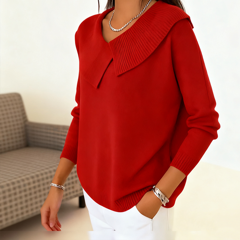 The Vérese – Red Knit Sweater