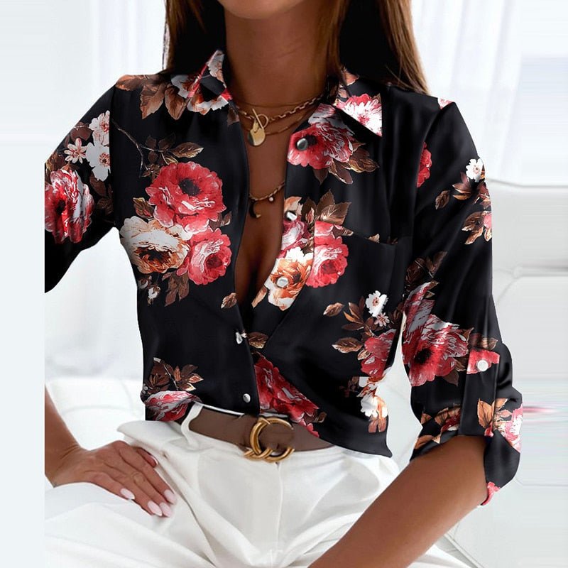 The Maelis – Classic Collared Blouse